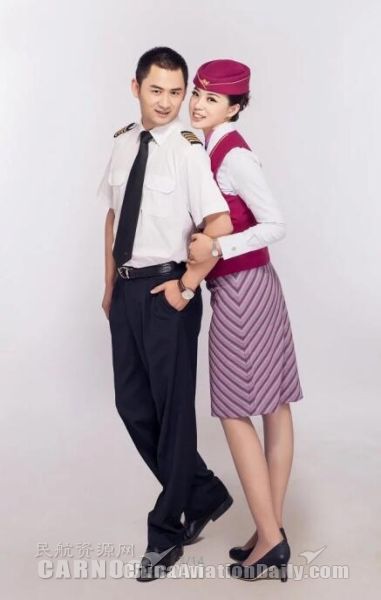 “田螺”姑娘王琰和南航飛行員楊曉輝。 “田螺”姑娘王琰和南航飛行員楊曉輝。