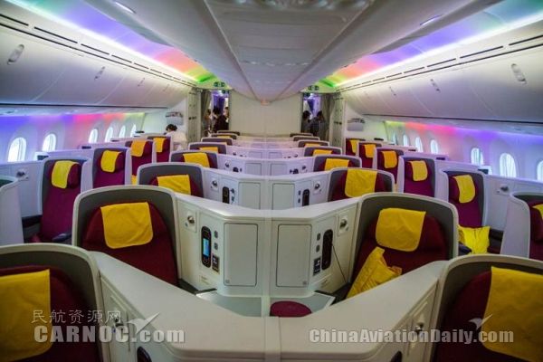 乘機(jī)體驗(yàn)再升級(jí) 海南航空全新B787-9成功首航403227_ 乘機(jī)體驗(yàn)再升級(jí) 海南航空全新B787-9成功首航